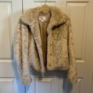 Xhilaration | Faux Fur Jacket, Crème Size M